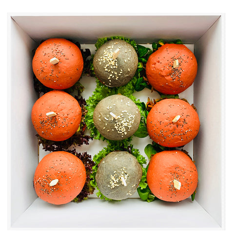 Colorful mini-burger iBoxík