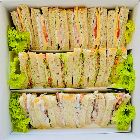 Premium Breakfast Sandwiches 18 pcs - wholemeal bread