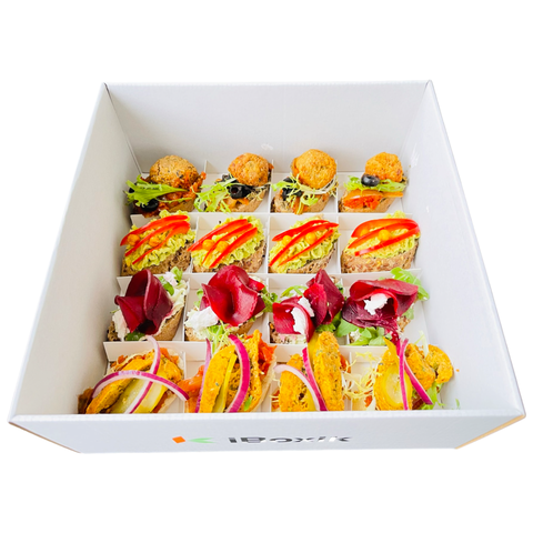 Mini bruschettas iBoxík VEGE - 16 pc