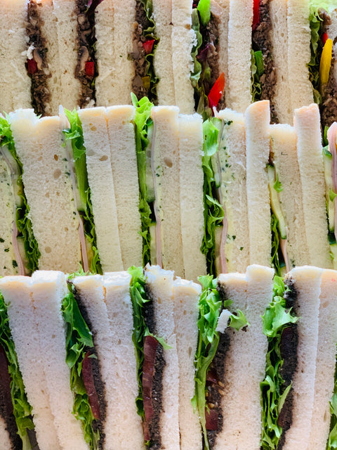Light toast sandwiches 24 PCs-whole grain bread
